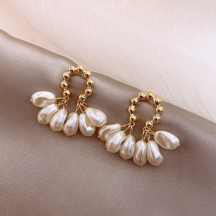 Pendientes de perlas barrocas