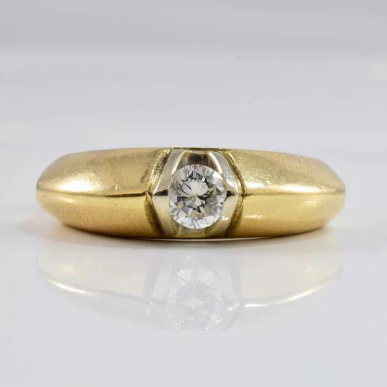 Anillo Vintage de Oro con Circonitas